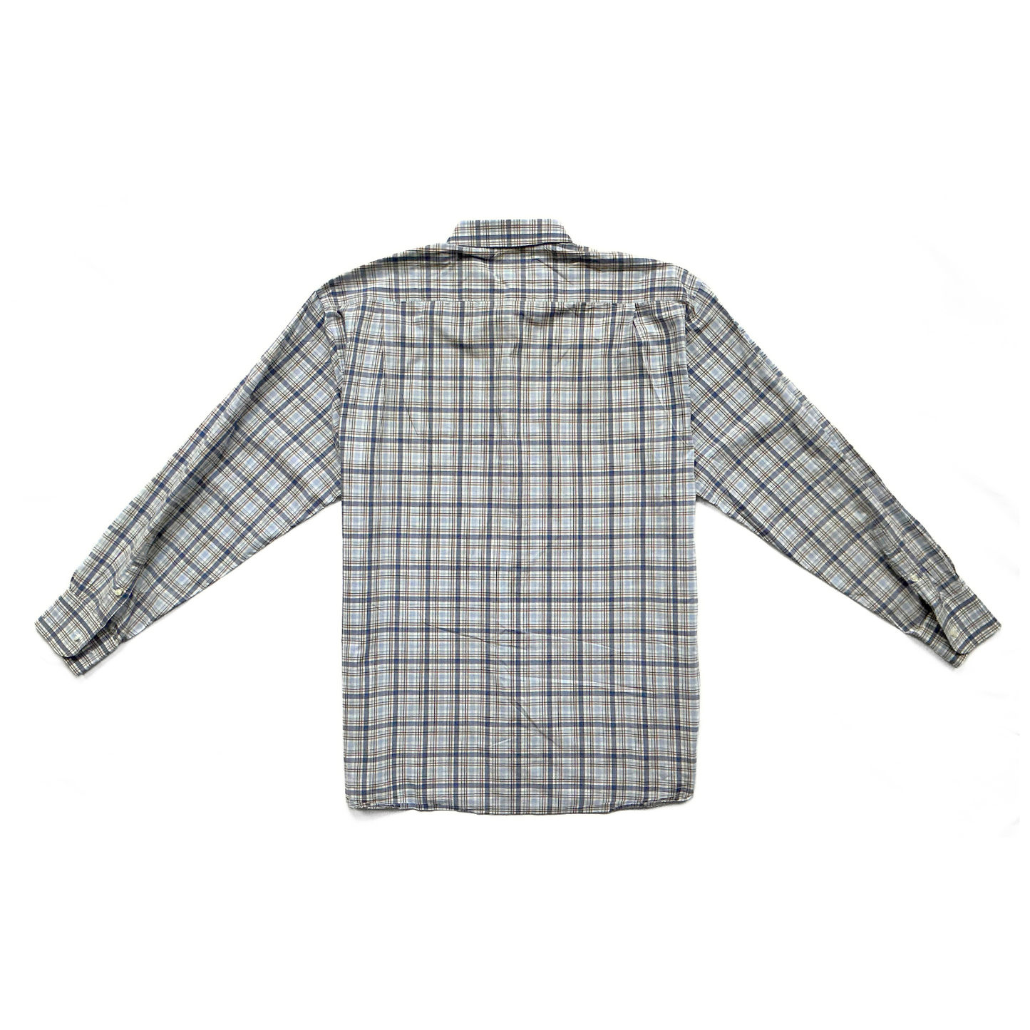 Paul & Shark Italian Flannel Shirt in Blue / Brown