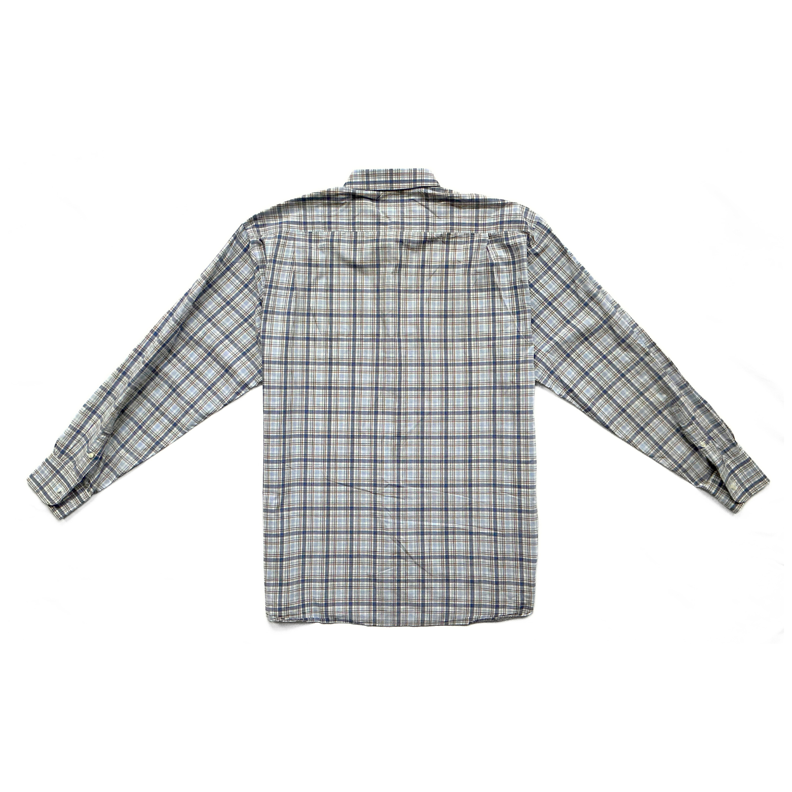 Paul & Shark Italian Flannel Shirt in Blue / Brown