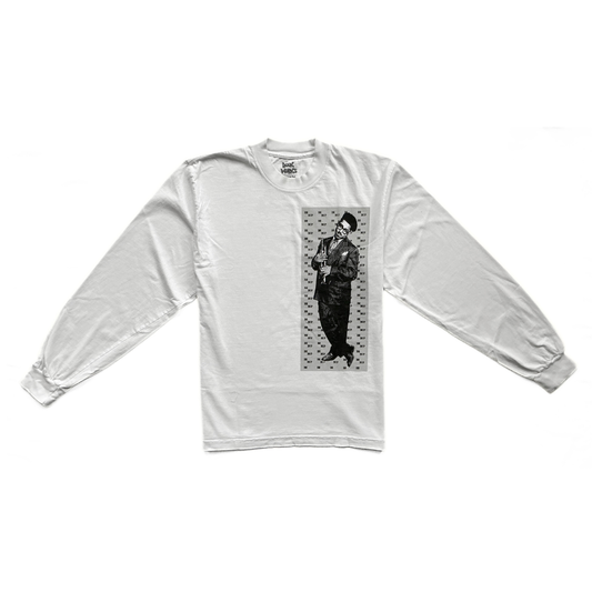 Book Works Dizzy Gillespie Longsleeve T-Shirt in Black / White