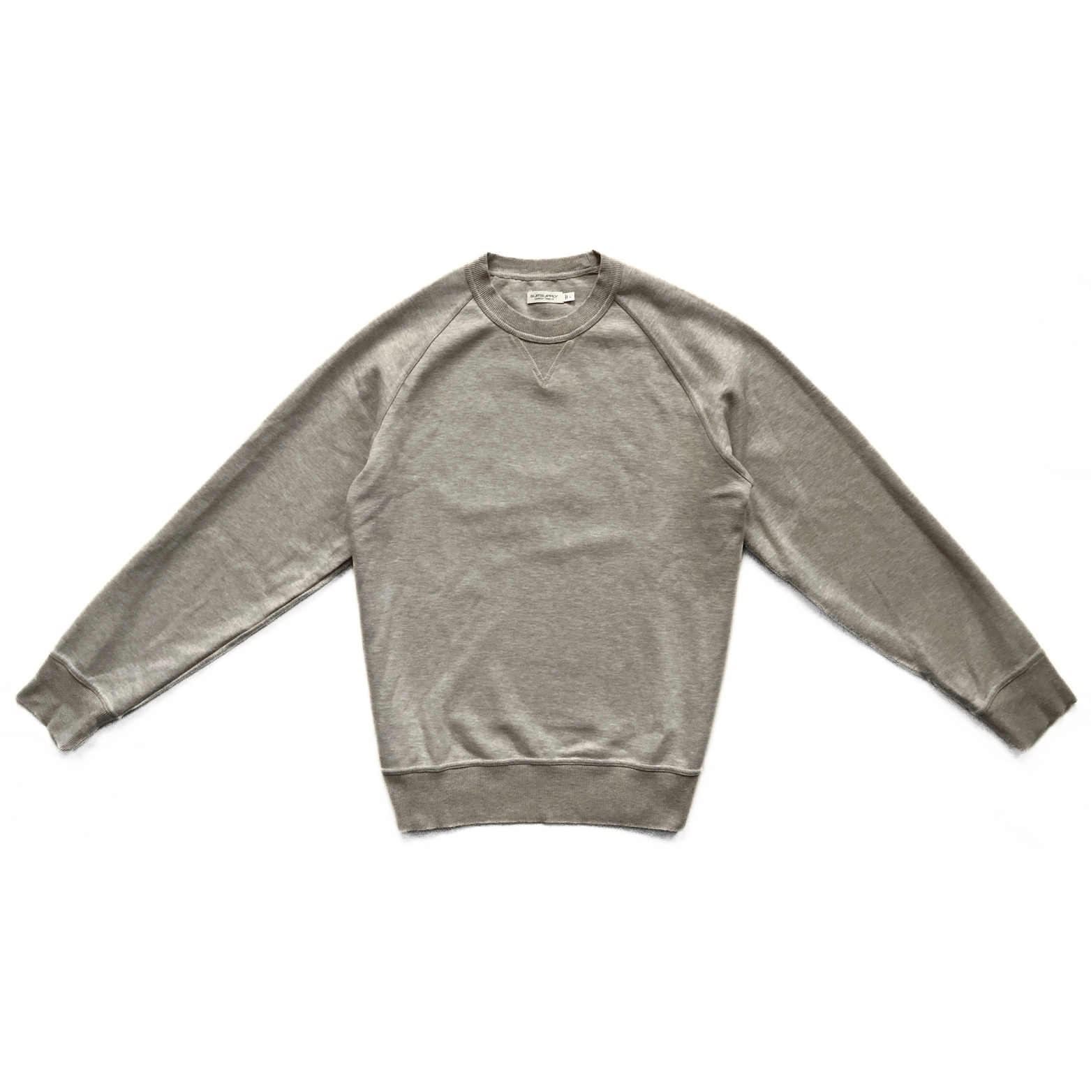 Suitsupply Cotton Blend Sweatshirt in Oat / Driftwood