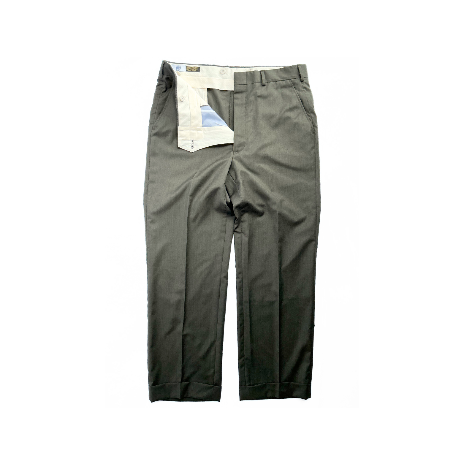 J. Press Hand Tailored Pants in Military Green