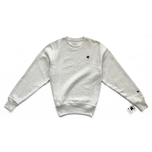 Champion Reverse Weave Heritage Pullover in&nbsp;Oat / Heather Grey