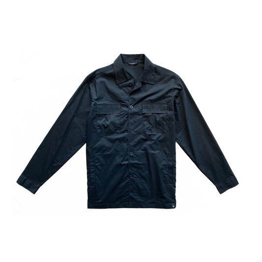 Boggi Milano Overshirt Jacket in Dark Navy
