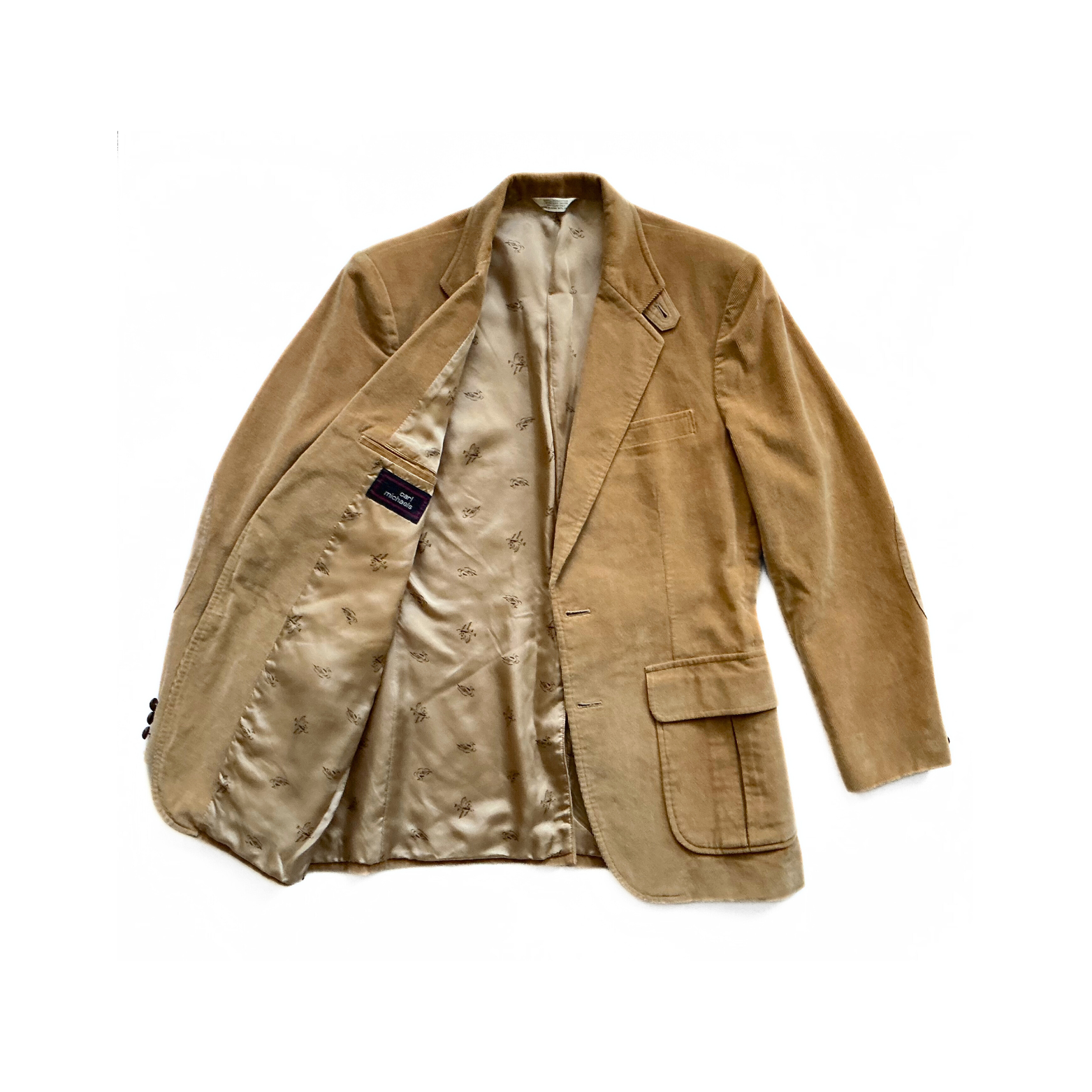 Carl Michaels Corduroy Blazer in Beige / Camel
