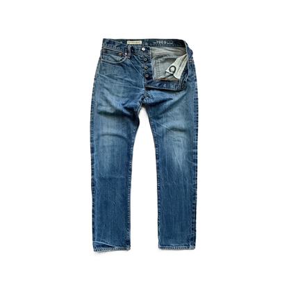 Gap 1969 Japanese Selvedge Denim Jeans in Vintage Blue Wash
