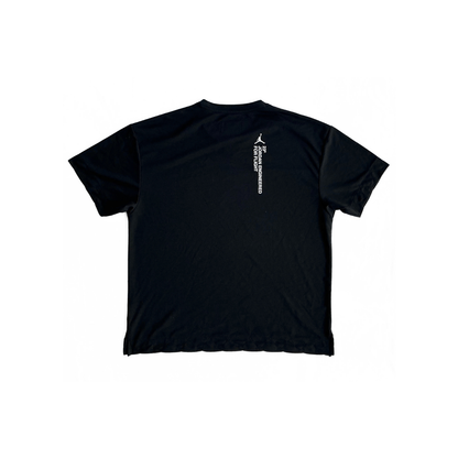 Jordan 23 Engineered Helvetica T-Shirt in Black / White
