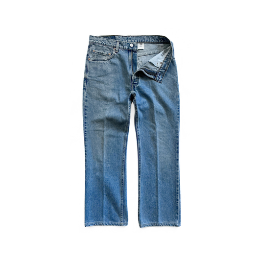 Levi Vintage 517 Boot Cut Denim Jeans in Blue