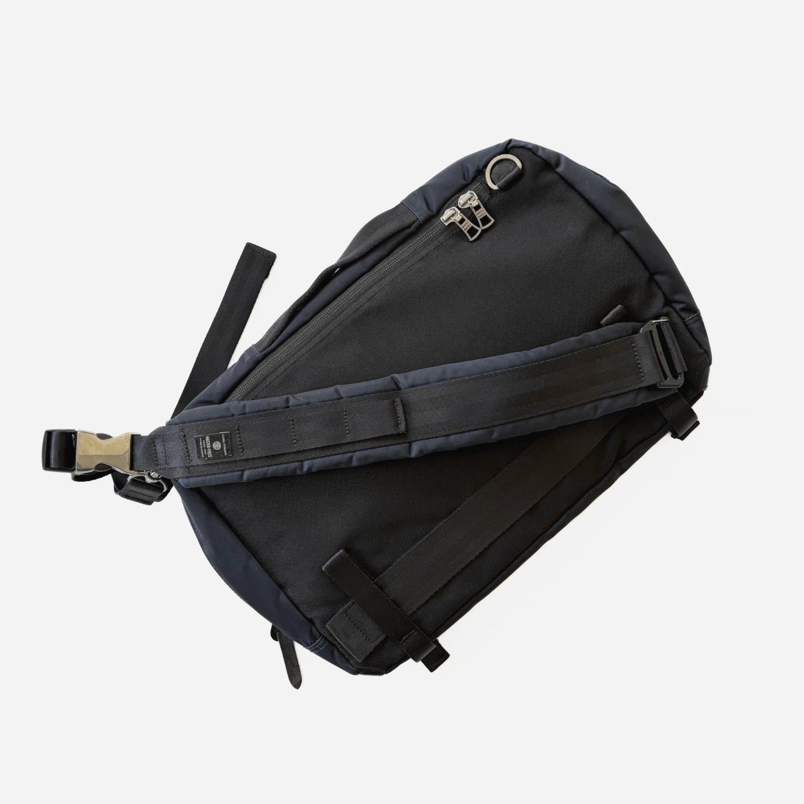 master-piece Lightning 2-Way Sling Bag, model 02117-N, in navy / black.