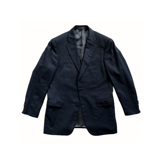 Pal Zileri Single Breasted Suit Jacket in Midnight Blue / Navy