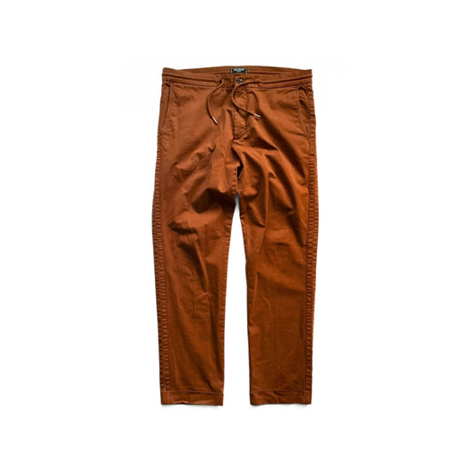 Todd Snyder Drawstring Khakis in Rust / Tan / Brown