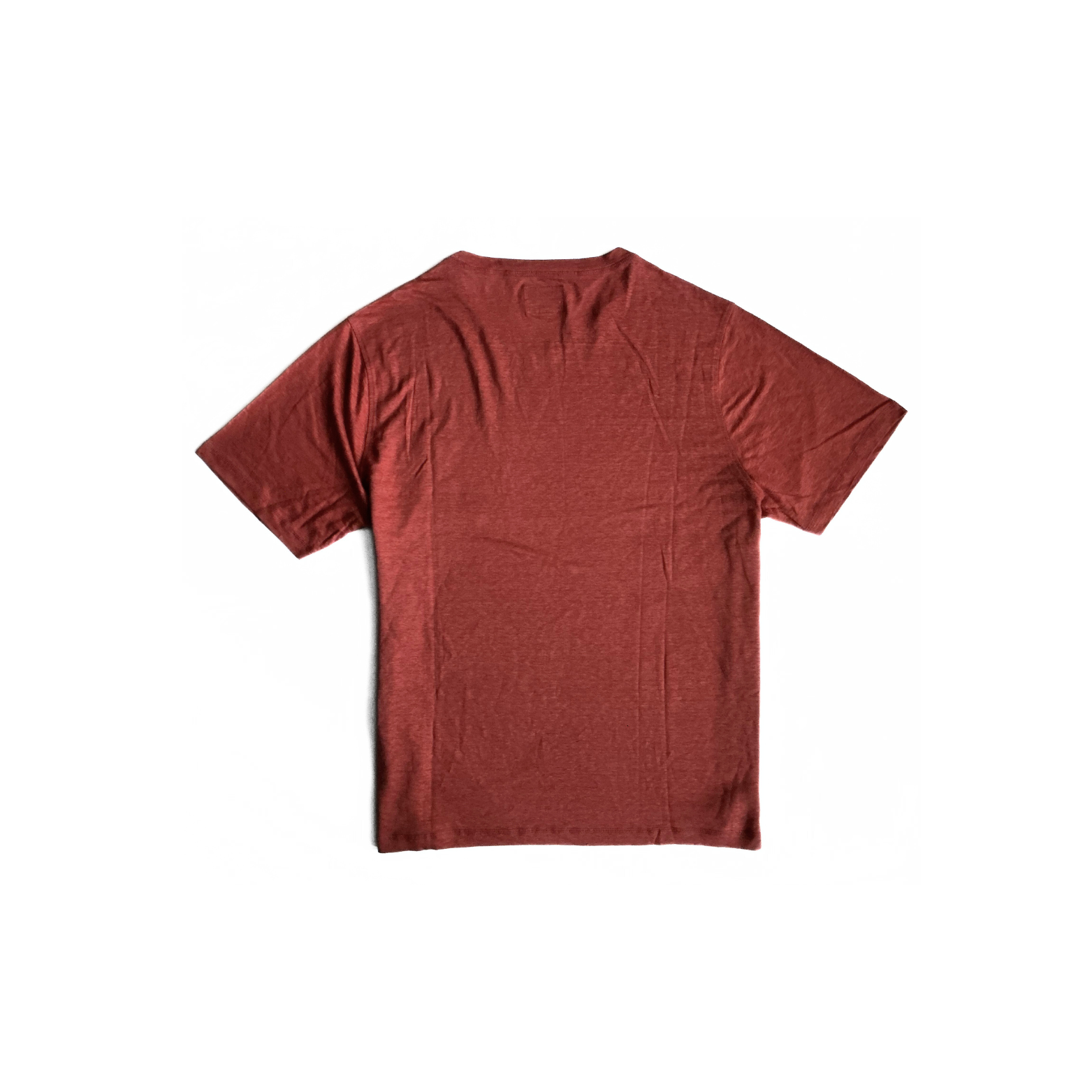 Todd Snyder Linen Pocket T-Shirt in Brown Sugar